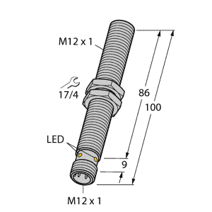 Cảm biến BI4U-M12-VP6X-H1141 L100