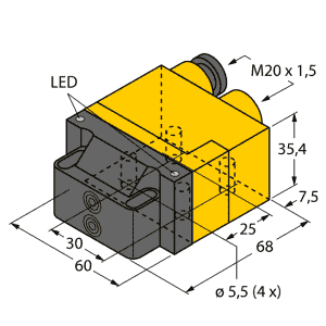 Cảm biến NI4-DSU26TC-2Y1X2