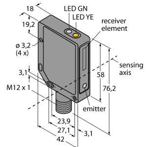 Cảm biến QMT42VP6FF750Q