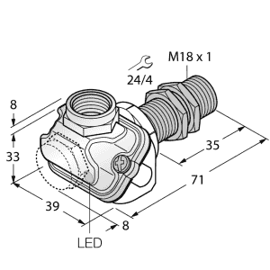 Cảm biến BI5-EM18WDTC-Y1X