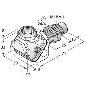 Cảm biến NI10-EM18WDTC-Y1X