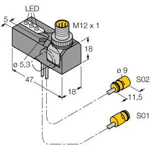 Cảm biến NI2-K09-0.095/0.11-BDS-2AP6X3-H1141/S34