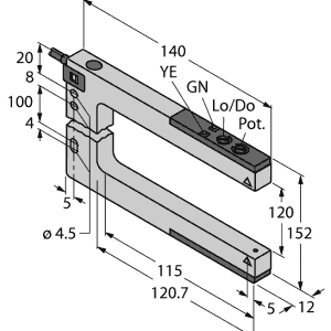 Cảm biến SLM120B6 W/30