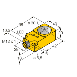 Cảm biến BI30R-Q20-AN6X2-H1141