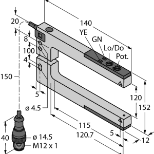 Cảm biến SLM120B6QPMA