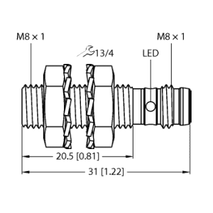 Cảm biến BI2-EG08K-AP6X-V1131